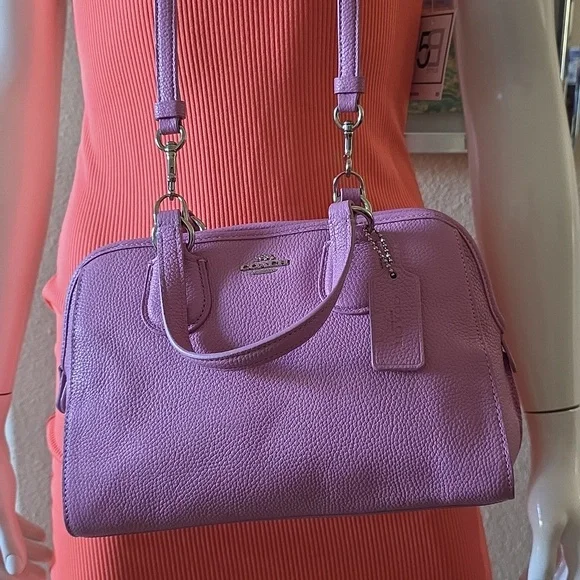 Coach Light Pink Satchel Bag - Picture 10 of 16